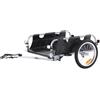 VEVOR Rimorchio per Bicicletta, Carico 45 kg, Carrello per Bici, Stoccaggio Pieghevole con Attacco Universale, Copertura Impermeabile, Ruote da 406 mm, per Ruote da Bici da 558,8 mm - 711,2 mm