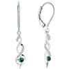 JO WISDOM Orecchini Infinito Twist Argento 925 Donna con AAA Zirconia cubica