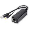 Ubibot Splitter POE per dispositivo GS1-AETH, uscita DC 12 V, conforme IEEE 802.3af, per telecamera IP non PoE, AP, router Voip Phone
