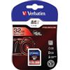 Verbatim Scheda di memoria SDHC Premium U1-32 GB - Scheda SD per video Full HD - scheda con protezione scrittura integrata - Scheda di memoria nera - Scheda SD per fotocamera, PC ecc.