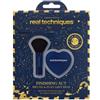 Real Techniques FINISHING ACT BRUSH & PUFF DUO Set di pennelli 1 pz.