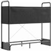 Outsunny Portalegna da Interno ed Esterno in Acciaio Zincato con Copertura e Borsa in Oxford 600D, Portata 300 kg, Nero | Aosom Italy