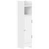 HOMCOM Mobile Bagno Stretto Salvaspazio, Bianco | Aosom Italy