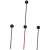 ibasenice 4pezzi Mallet Di Frizione Per Gong Con Manico Legno Bacchetta Per Performance e Meditazione Design Compatto Per Suoni Relaxanti Per Bagni Sonori e Yoga