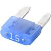 HELLA Fusibile - Fusibile a spina piatta mini - 15/5A - blu - Quantità: 5 | 8JS 728 596-831