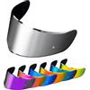 PSLER Visiera per Casco per LS2 FF801 FF397 VECTOR FT2,Visiera Colorata Accessori per Sedici Strada 2 Strada 3,Casco da Moto Ricambio(Argento)