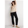 Intimissimi Pantalone In Tela Di Lino The Pure Linen Nero