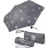 ESPRIT Ombrello tascabile con mini tasca abbinata, Bits & Stars, 90 cm, Ombrello tascabile apribile