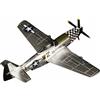 Modellino P-51 Mustang da Collezione Modellino di Aereo Storico per Vetrina