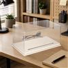 Vetrina Espositiva con Luce LED Integrata Robusto Teca in Trasparente