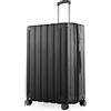 Hauptstadtkoffer Q-Damm Trolley Grande (78 cm) 111-133 L, Nero | Scocca Rigida ABS · Serratura TSA · Espandibile · 4 Ruote · Parti Sostituibili · Bagaglio da Stiva · Vacanze · 2-3 Settimane