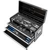 SW-Stahl SW Stahl 06816L Cassetta degli Attrezzi in Metallo, Kit 108 Pezzi | Valigetta con 3 cassetti e scomparto superiore, chiusura centralizzata e moduli di utensili professionali in acciaio