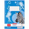 Herlitz-Cartellina formato A5 a righe, in carta senza legno, 80 g/m², 32 fogli, rigatura 03, colore: bianco
