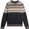 Woolrich Maglia Fair Isle Uomo Charcoal Grey