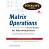 Richard Bronson Schaum's Outline of Matrix Operations (Tascabile)