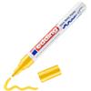 Edding 750 Marcatore a Vernice Lucida, Giallo, 1 Pennarello, Punta Rotonda 2-4 Mm, Pennarello Indelebile per Vetro, Pietra, Legno, Plastica, Carta, Impermeabile, Alta Copertura