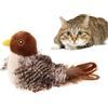 Salyeeluly Uccellino Interattivo Per Gatti Che Si Muove | Giocattolo Elettronico Con Piume E Suono | Interactive Chirping Bird Cat Toy