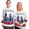 United Labels Harry Potter Hogwarts Maglione natalizio Merch per uomo e donna, bianco, felpa, 100% poliacrilico