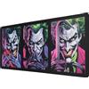 SUBSONIC - Tappetino per Mouse XXL Joker - Nero | Licenza Ufficiale, 90x40 cm Ideale per Gaming, Superficie Liscia, Base Antiscivolo, Tessuto Idrorepellente, Bordi Cuciti