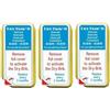 Dry & Store Dry-Brik® II Desiccant Blocks - 3 Blocks (1 Pack of 3 Blocks)| Replacement Moisture Absorbing Block for the Global II and Zephyr by Dry & Store | Hearing Device Dehumidifiers