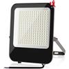 JINABLOSSY Faretto LED da Esterno 150W, Faro LED Esterno 15000LM, Faretti LED Esterno Impermeabile IP65, Faro LED da Esterno 196 LEDS 6500K Bianco Freddo per Backyard, Patio, Garage,Terrazza Hallway