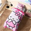Hello Kitty Sanrio Copripiumino Singolo Reversibile Bambina Ragazza 135x200, Accessori Camera da Letto Kuromi Cinnamoroll, Regalo per Lei (Rosa Hello Kitty, Singolo)