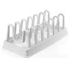 Utilissimi Porta Coperchi Pentole con 6 Divisori, Porta Pentole e Padelle da Cassettone, Organizer Coperchi Pentole e Padelle per Cassetti Cucina