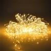 NLIGHTING Catena Luminosa Micro LED 30 m con 600 LED Bianco Calda | Filo di Rame Silver Modellabile, 8 Giochi di Luce, IP44 Luci Natalizie per Interno ed Esterno, Trasformatore 31V Schuko