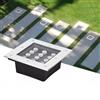 GUODDM Faretto Luce Da Pavimento - Faretti LED Esterno, Luci Da Pozzo A LED Con Luce Sotterranea Quadrata 85-265V, Luci Da Interrato Per Esterni Impermeabili IP66, Per Giardino, Cortile, Vialetto ( Color : W