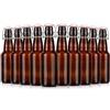 Winter Shore Bottiglie di Vetro Ambrate da 360 ml Con Etichette (10 Pezzi) | Vuote Con Tappo per Estratto di Vaniglia, Birra, Kombucha, Soda