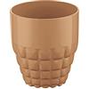 Guzzini - Tiffany, Bicchiere Basso in Materiale Plastico - Terracotta, Ø 8,5 x h9,5 cm | 350 cc - 225700242