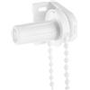 Oumefar Attacco per Tenda a Rullo Bianca da 17 mm Staffa per Tenda a Rullo 89 * 2 cm per Tende a Rullo Standard