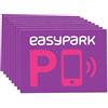 StampaGenerale® - 8 Adesivi EasyPark in PVC Compatti e Resistenti Perfetti per Chi Usa l'App di Parcheggio Facili da Applicare su Vetro Interno (5,5x4 Cm)