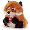 Trudi Fluffy Volpe | Peluche gioco Volpe. Regalo compleanno e Natale | 17x19x19cm | S | Fluffies | modello 29046