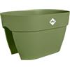 Elho vibia campana flower bridge 40cm fioriera - Moss Green | Lungh. 26 x Largh. 39 x Alt. 22 cm | Adatto per uso esterno