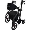 INTERMED Deambulatore Rollator Monaco-Nero