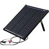 Technaxx Pannello Solare Portatile 50W Monocristallino con Controller LCD Kit Caricatore Solare con 2 USB 18V 2.78A Pannello Solare per Campeggio Giardino Camper Batterie 12V LiFePO4 AGM Gel - TX-214