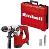 Einhell TE-RH 32 4F Kit Martello Tassellatore (220-240 V, Giri Min. 0-850) | 1250 W | 5 J | SDS-Plus | Capacità di foratura nel calcestruzzo 32 mm | Percussione pneumatico | 4 funzioni | E-Box | 3 punte