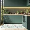 CREARREDA Tappeto Cucina Mordibo Antiscivolo Lavabile Antimacchia, Passatoia Cucina Assorbente Made in Italy, Runner Cucina Tappetino Multiuso in Gomma Porosa Ideale per Ingresso, Bagno e Doccia
