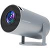 OEM Proiettore, Android 11, risoluzione ottica 1280x720, luminosità 8000 lumen, grigio HY300, spina UE