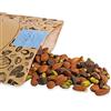 Makadamia - Mix di Frutta Secca e Cioccolato Fondente 500 g - Pista Choco - Pistacchi Tostati Sgusciati (200 g), "Cioccolato di Modica IGP" Fondente al 70%, Mandorle Tostate- 500g