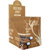 Renjer Red Deer Jerky with Sea Salt - Confezione da 15 (15 x 25 g) - Autentica esperienza di gusto nordico, carne di selvaggina, qualità gourmet
