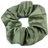 Mytoptrendz® Elastico per capelli in raso, tinta unita, per coda di cavallo, accessorio classico per capelli (verde kaki)