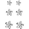 IMINI Set di 3 paia di orecchini a perno in argento Sterling per donne e ragazze, carini cartilagine da 20 g, piercing per trago, ipoallergenici, gioielli per il corpo, San Valentino, compleanno