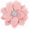 PATIKIL Elegante spilla a forma di fiore da donna, in tessuto, floreale, con cristalli, spilla da bavero per feste di nozze, regalo, vestiti, cappelli, abiti, cappotti, accessori