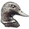 Brazil Lederwaren Spilla da bavero anatra testa | per cappello o risvolto | spilla pin button |