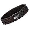 Woodstar (BLACK TURTLE Bracciale in Legno, Gioielli Moda Uomo Donna Unisex Braccialetto Regolabile Nero B19-010