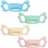 Dryxog 4 Pezzi Manico per Biberon Silicone, Manici per Biberon a Collo Largo, Facile Installazione Bambini Manici per Bottiglie per Bambini con Design a Presa per Silicone Oltre 6cm Diametro Esterno