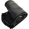 HoveeLuty Copri maniglia per passeggino Copri maniglia per carrozzina in pelle nera Antiscivolo e resistente alle macchie Impugnature per maniglia per passeggino con cerniera per protezione bracciolo carrozzina