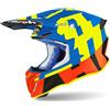 Airoh Casco Moto Cross Enduro Airoh TWIST 2.0 Frame Azzurro Opaco